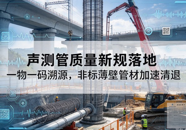 穆棱声测管质量新规落地，一物一码溯源，非标薄壁管材加速清退
